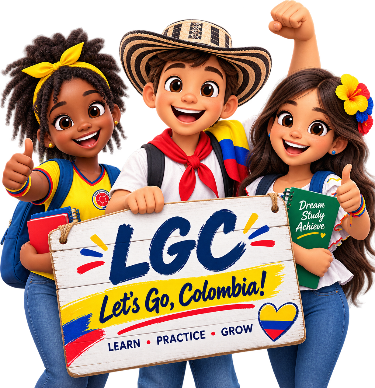 LGC English · Let's Go, Colombia!